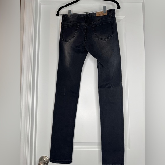 UNIF Women’s Straight Leg Jeans with Round Rivets, Sz 27 - Picture 6 of 9